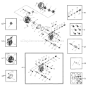 Page B Diagram and Parts List for 1042-4  Briggs and Stratton Pressure Washer